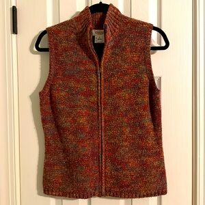 Multi-colored Tweed vest